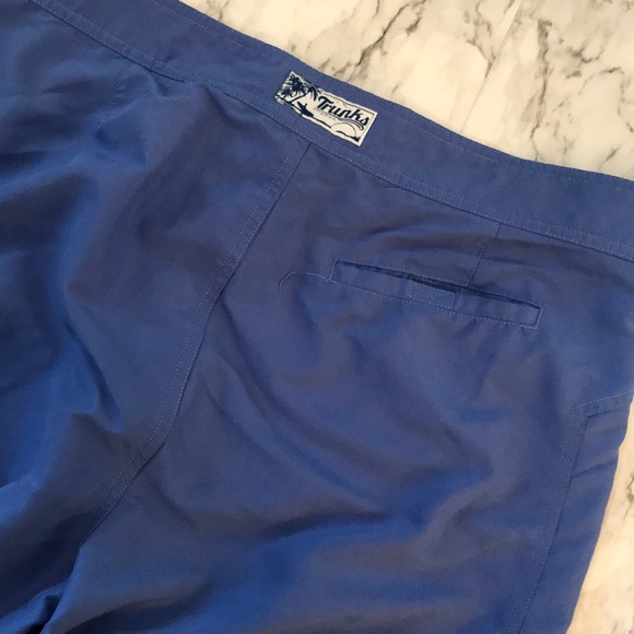 Trunks Surf & Swim Blue Swim Shorts Size 36 - Picture 5 of 6